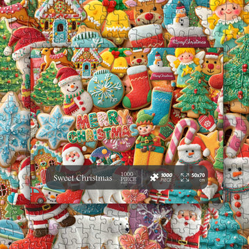 Dolce puzzle di Natale 1000 pezzi